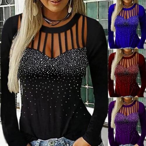 Women Blouse Fashion Smooth Solid Color Women Hollow Slim Elegant Blouse Tops for Leisure