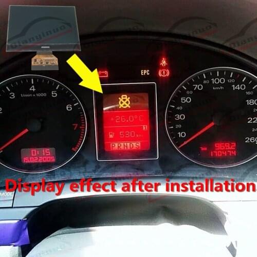 Qianyinuo Dashboard LCD Screen For Audi A4 8E B6 B7 S4 MFA FIS Tacho Display cluster instrument cluster Excavator