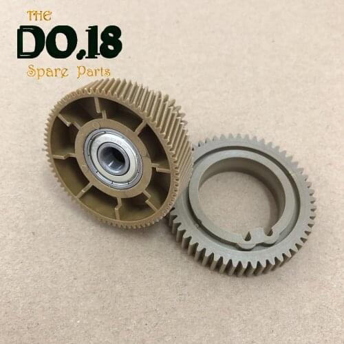 1Set FS7-0007-00 Upper Roller Gear+FS7-0006-000 Fuser Motor Drive Gear for Canon IR7105 IR7095 IR7200 ir 7095 7105 8500 7200