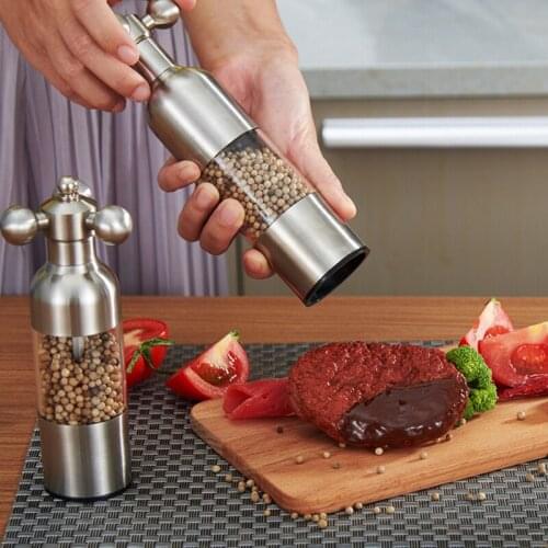 1 PCS black pepper mill salt pepper grinder spice grinder kitchen creative gadget pepper salt grinder grinder WF1108145