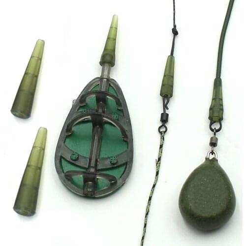 100PCS Carp Fishing Accessories Tail Rubber Cones Carp Fishing Line Anti Tangle Sleeve for Rigs Swivel Terminal Fishing Tackle