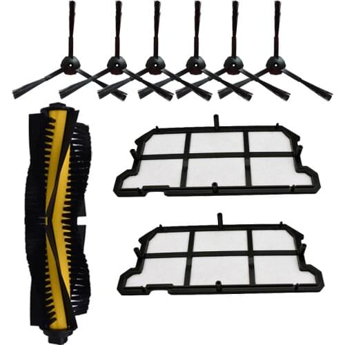 Side Brush Hepa Filter Main Brush for ilife V7 V7S V7S PRO Robot vacuum cleaner parts replacement spare parts Remote Control