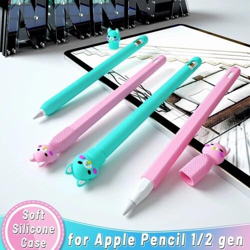Silicone Case For Apple Pencil 2 Cover 3d Cartoon Model For Pencil 2nd Accessories