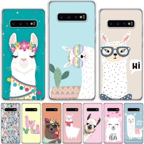 Lama Llama Alpacas Animal Phone Case For Samsung Galaxy A51 A71 A50 A70 A80 A90 A01 A6 A7 A8 A10 A10S A20S A20E A30 A40 Plus Cov