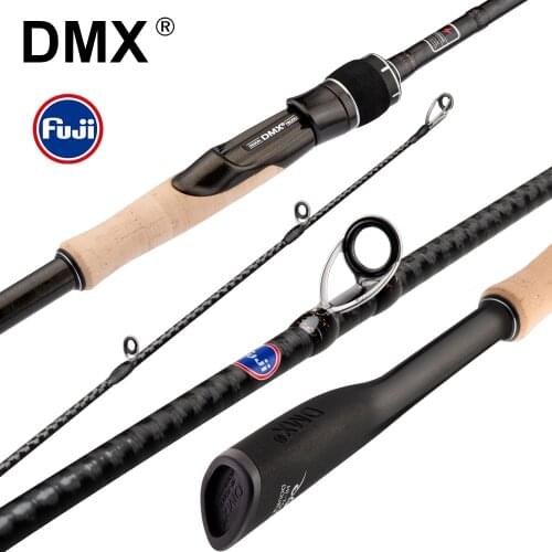 DMX PISTA 2 Section FUJI Guide Fishing Rod Spinning Casting Travel Rod 7-42g 1.98 2.10. 2.24m Baitcasting ML M MH Fishing Rod