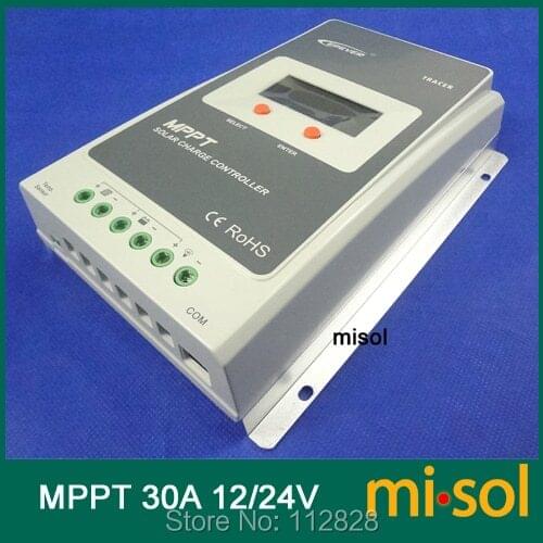 Misol Tracer MPPT Solar regulator 30A, 12/24v, Solar Charge Controller 30A, NEW