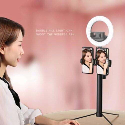 Anchor Fill Light Selfie Beauty Live Broadcast Bracket Tripod Floor Fast Hand Multi-function Mobile Phone