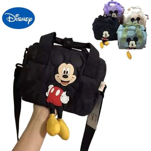 Disney Mickey Mouse Girl Childrens Small Square Shoulder Mini Bag Childrens Bag Cartoon Mickey Bag One-piece Messenger Bag
