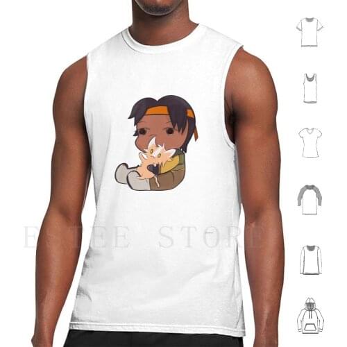 Hunk And His Baby Lion Tank Tops Vest Cotton Vld Hunk Vld Hunk And His Lion Hunk Chibi Voltron Voltron Chibi Cute Chibi Fan