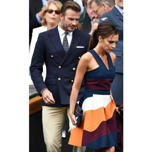 2019 Latest Coat Pant Designs Navy Blue Double Breasted mens suits Casual Jacket Custom Skinny Tuxedo Men Suit ternos masculino