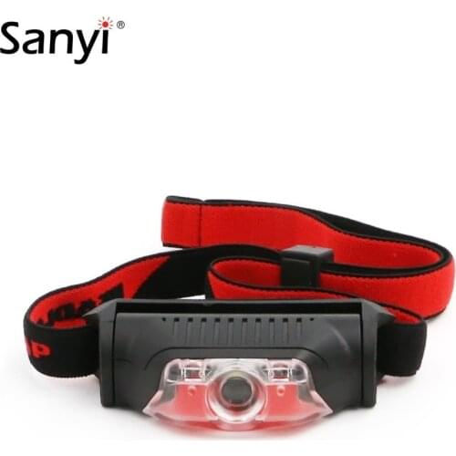 Professional 4 Modes Waterproof XPE White+2*LED Red Headlamp Mini Headlight Head light Flashlight for Riding Camping Outdoor