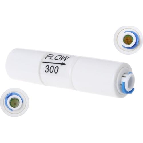 300CC Flow Restrictor 1/4" Connect For RO Reverse Osmosis Systems Water Purifier Pipe Fittings