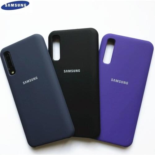 Original Samsung A50 Liquid Silicone Soft Protection Back Case Soft TPU Cover For Galaxy A50S A30S A70 A70S