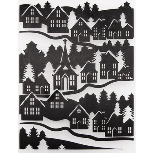 DIY Scrapbooking Plastic Embossing Template Folder Stencil for Album Card