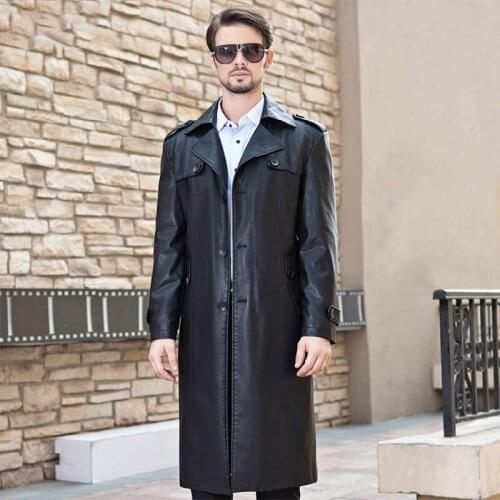 Plus Size 3XL Autumn Winter Warm Velvet Washed Pu Leather Jacket Man Overcoat Jaqueta De Couro Masculina LX1940