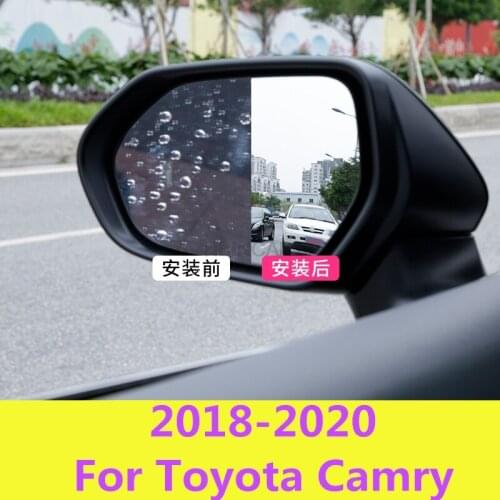 For Toyota Camry 8th Sedan 2018-2020 Reversing reflective waterproof and rainproof film modified rearview mirror rainproof film