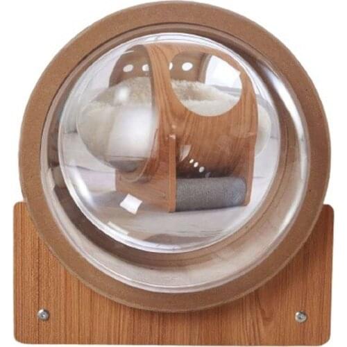 Pet products cat cushion wooden capsule dog & cat home luxury pet bed