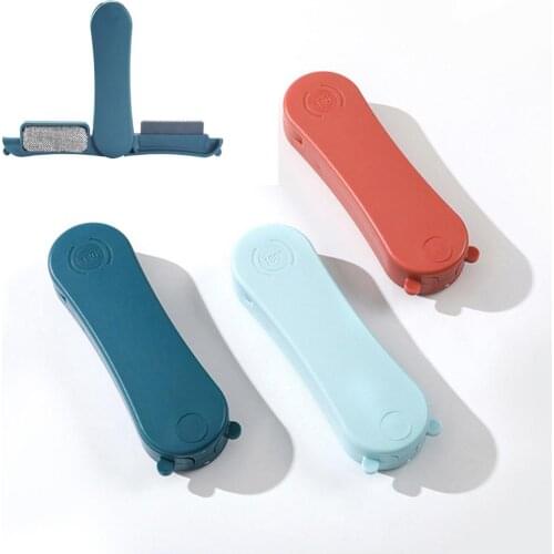 Foldable Pet Cat Lint Remover Brush 2 In 1 Portable Multifunction Fur Sofa Clothes Clean Dog Hair Removal Self-Cleaning Comb
