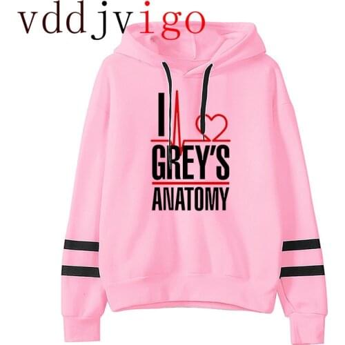 2021 Movie Tv Show Greys Anatomy Hoodies Popular Men Autumn Fashion Grays Anatomy Hoodies Sweatshirts Casual Long Sleeve Tops