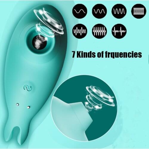 Vagina Sucking Vibrator Blowjob Oral Nipple Clit Sucker 7 Speed Stimulate Vagina Clitoris for Female Mastrubation Sex Toys