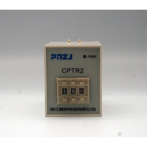 0.1s-99h New and original PNZJ Digital time relay CPTR2-2MF ST5P (is ST3P upgrade version) AC220V, AC380V, AC110V, DC24V DC12V