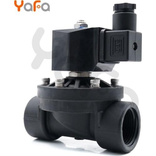 110V 220V 24V 12V , DN15 DN20 DN25 DN32 DN40 DN50, Normally closed/open plastic solenoid valve, water valves, G or NPT Thread
