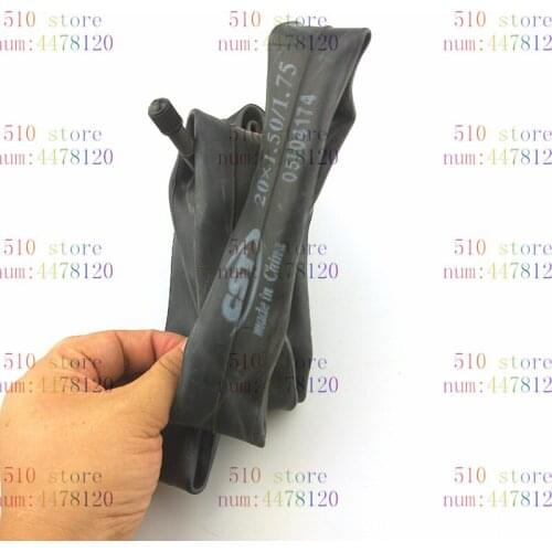 20" x 1.50/1.75 inner tube folding bicycle childrens cycle BMX E-bike tire tube 20x1.50 20x1.75 inner tube Straight valve stem