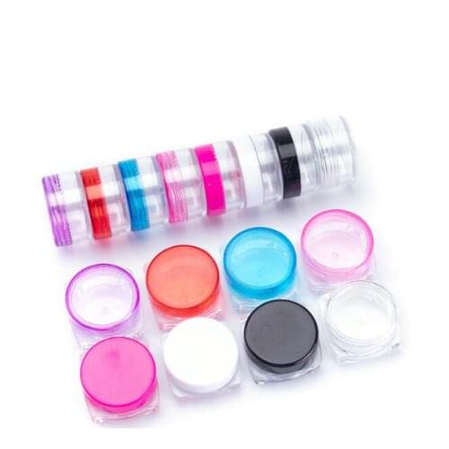 300Pcs/Lot 3G 5G 10G 15G 20G Small Face Cream Makeup Box Trial Empty Bottles Mask Bubble Travel Sub Bottle HA2470