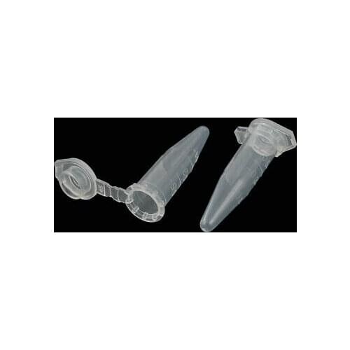 500Pcs 0.5ml Plastic Clear EP Tube Centrifuge Tubes for Laboratory w Graduated