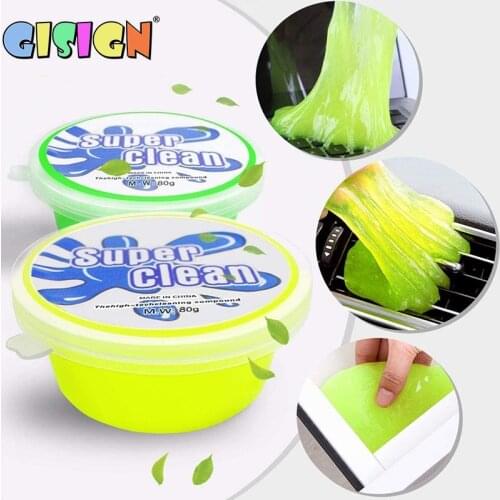 60ML Super Dust Clean Clay Dust Keyboard Cleaner Slime Toys Cleaning Gel Car Gel Mud Putty Kit USB for Laptop Cleanser Glue 2021