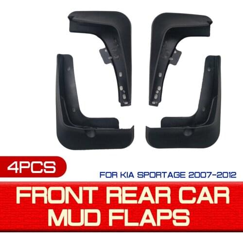 Car Front Rear Car Mudguards Fender for KIA Sportage 2007-2016 For Sportage R 2011-2019 Flare Mud Guard Flap Anti Splash Mudflap