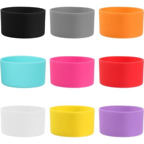 Hot sale Silicone Boot Anti-Slip Bottom Sleeve Cover for Water Bottle 12-18-21-24OZ Accessories