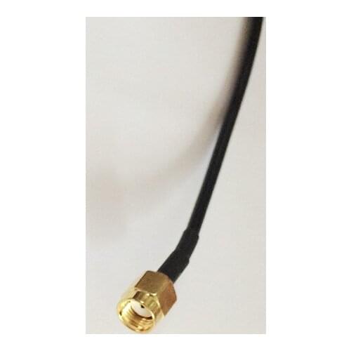 ALLISHOP 3M coaxial RG174 antenna extension cable SMA female to RP SMA male jumper cable