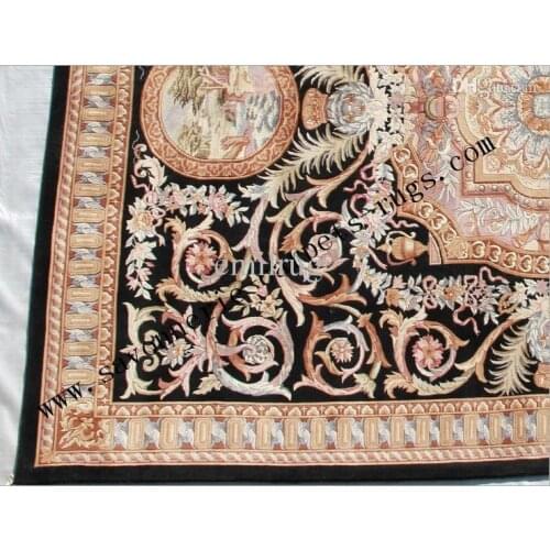 Savonnerie carpets rugs 90 lines hand-knotted Palace ecbdsav 004