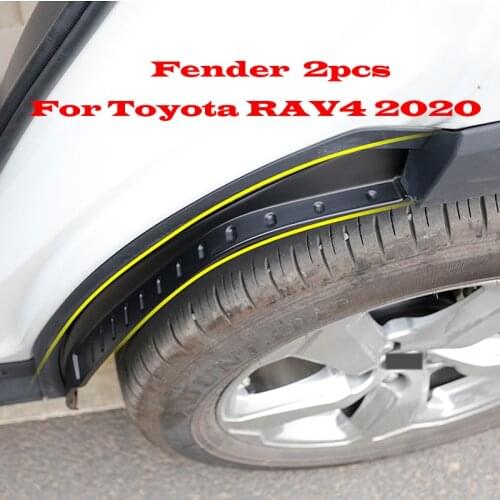 Car Mudguard For Toyota RAV4 RAV-4 2020 2021 Rear Tire Fender Modification Special Decoration Auto Accessories