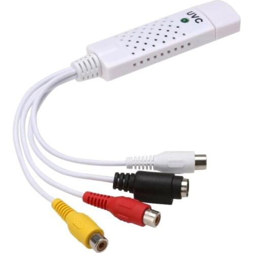 Portable for Easycap USB Audio Video Capture Card Adapter for NTSC/PAL VHS To DVD Video Signal Converter For Win7/8/XP/Vista