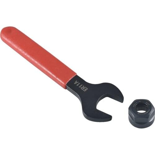 Pouvoir ER11A Type Clamping Nut And Wrench CNC Milling Lathe Precision Spanner