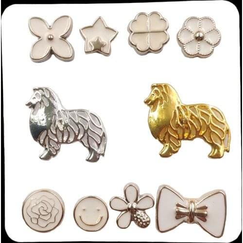 Shetland Sheepdog Whippet Bull Terrier Akita Dog Animal Original Pearl Enamel Twinkling Brooch Pins Breastpin Pet Lover Gift