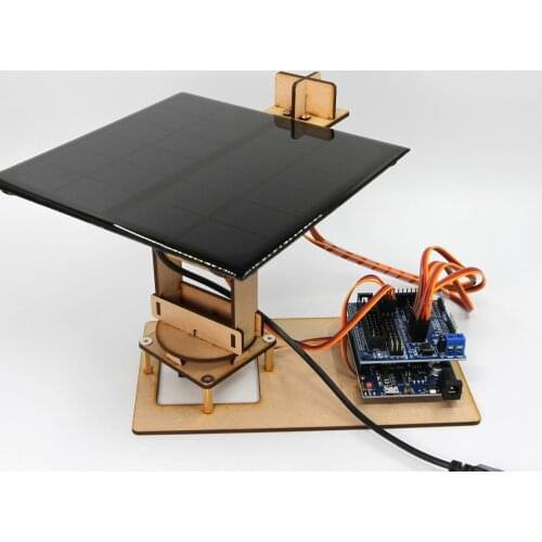 Smart Solar Power Tracker for Mobile Phone Charging Maker Power Generation Project