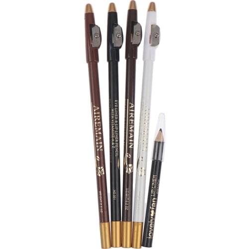 1PCS Barber Pencil Edge Hairline Razor Trace Hair Beard Shape Accessories With Sharpener Hair Line Pen Haircut Makeup New