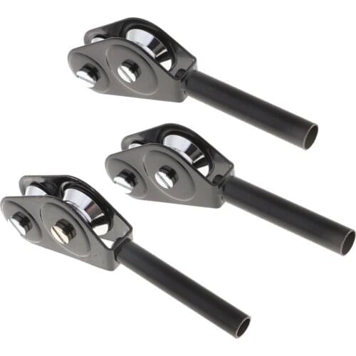 3pcs Big Game Stainless Steel Fishing Rod Roller Guide Roller Rod Tip Guide