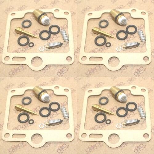 4SET For XJ900F 58L 1986-1990 XJ900 F motorcycle carburetor repair kit Set Float Valve Air Mixture Screws