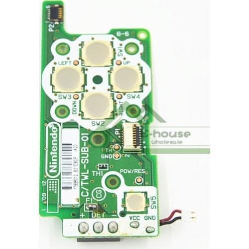 5pcs Original used ABXY Key Board Power Switch Board replacement for NDSi game console