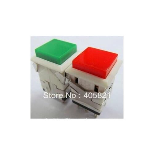 6Pins 19 * 19MM OFF-(ON) 3A / 250V Momentary Push Button Car Horn Switch KD2-24 Spring Return
