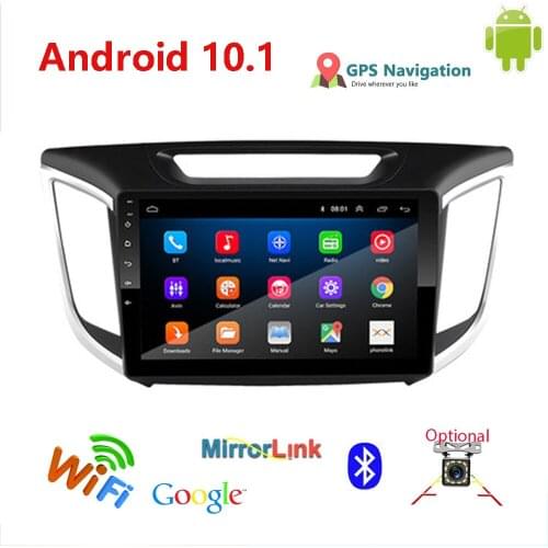2din Android 10.1 Car Radio Multimedia Video Player for Hyundai Creta ix25 2015-2018 Car Stereo GPS Navigation Wifi Bluetooth
