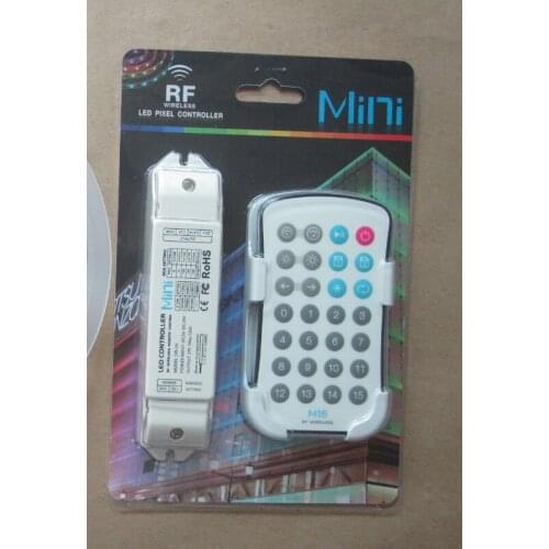 Free shipping DC5-24V SPI-16 & M16 MINI RF SPI LED pixel controller for digital magic led strip or modules
