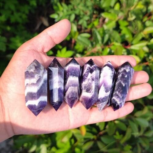 Free Shipping Natural Gem Bulk Crystal Point Amethyst Tower For Decor LZH