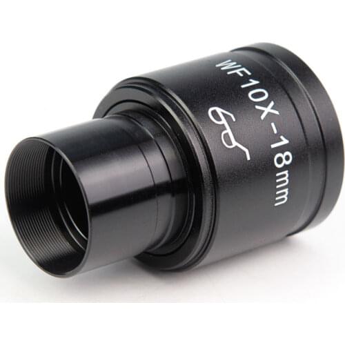 One Piece 23.2mm Caliber 10X Wide Field Biological Microscope Eyepiece High Eye Point Lens