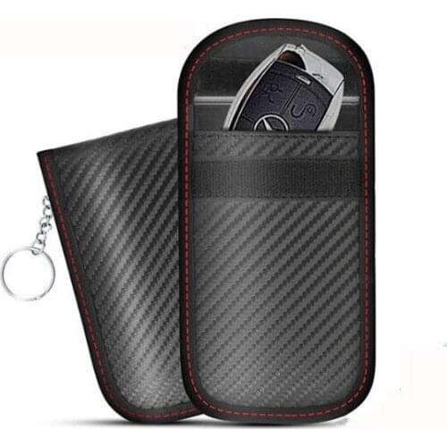 Car Key Signal Blocker Case Faraday Cage Fob Pouch Keyless RFID Blocking Bag for Nissan Tiida Teana Skyline Juke BYD cs35 cs75
