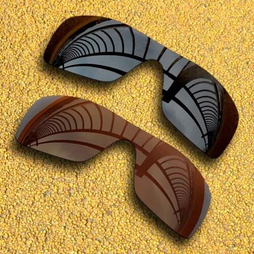 Black&Brown Polarized Replacement Lenses for-Batwolf Frame 100% UVA & UVB